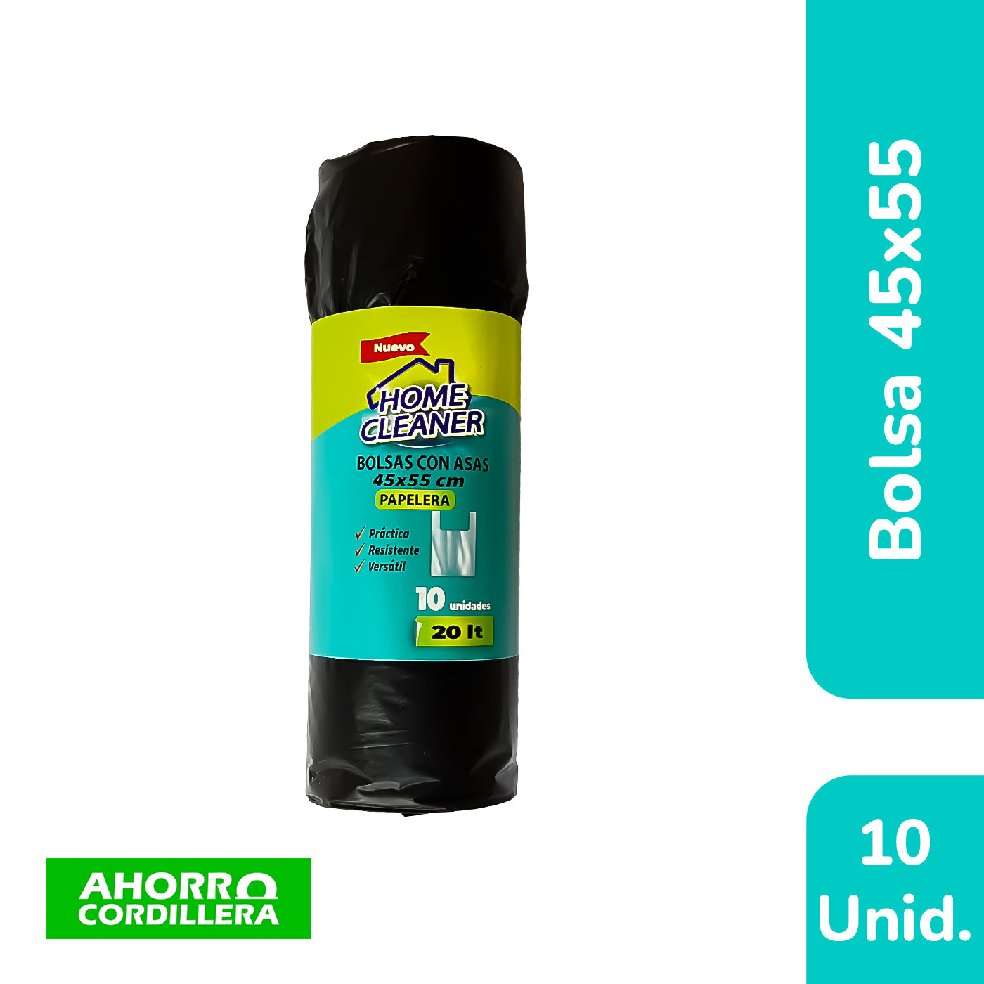 Rollo bolsa de basura Home Cleaner 45x55 20Lts 10un