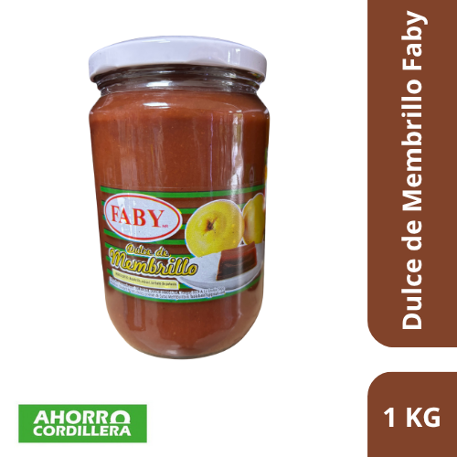 Mermelada  de membrillo Faby 1 Kg