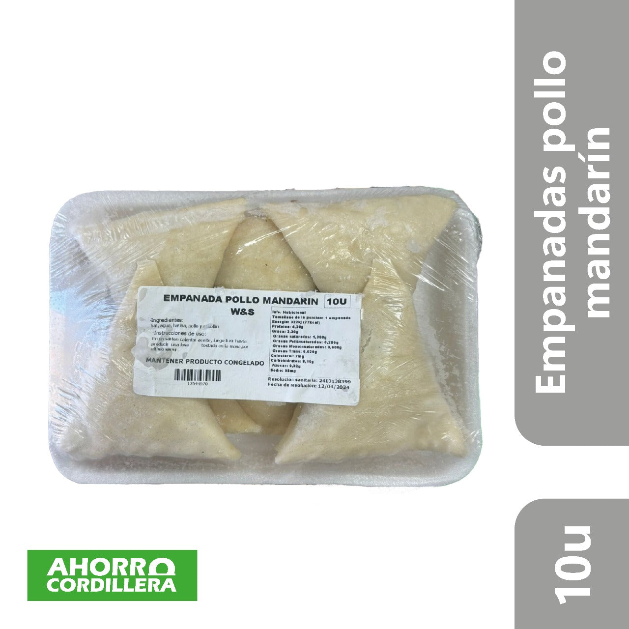 Empanadas Pollo Mandarin W&S 10 Unidades