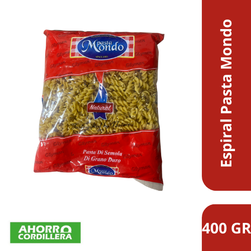 Espiral Pasta Mondo 400 gr