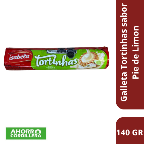 Galletas Tortinha Pie de limon 140 gr