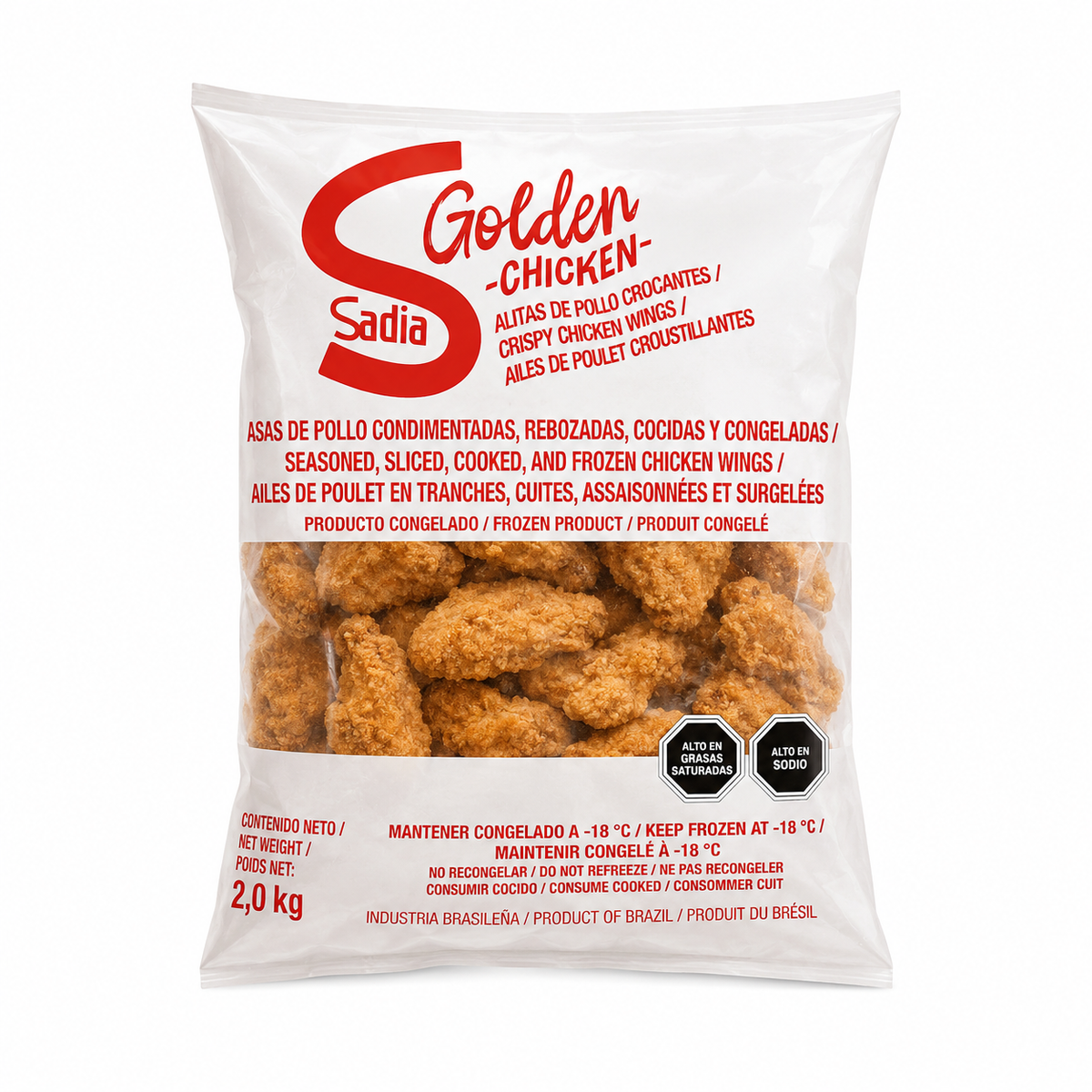 Golden Chicken Alitas de pollo Sadia 2 kg