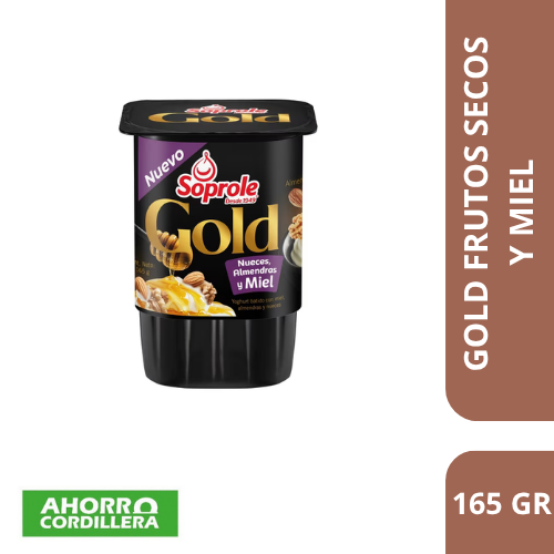 Yoghurt Batido Gold Con Trozos de Frutos Secos y Miel, 165 g