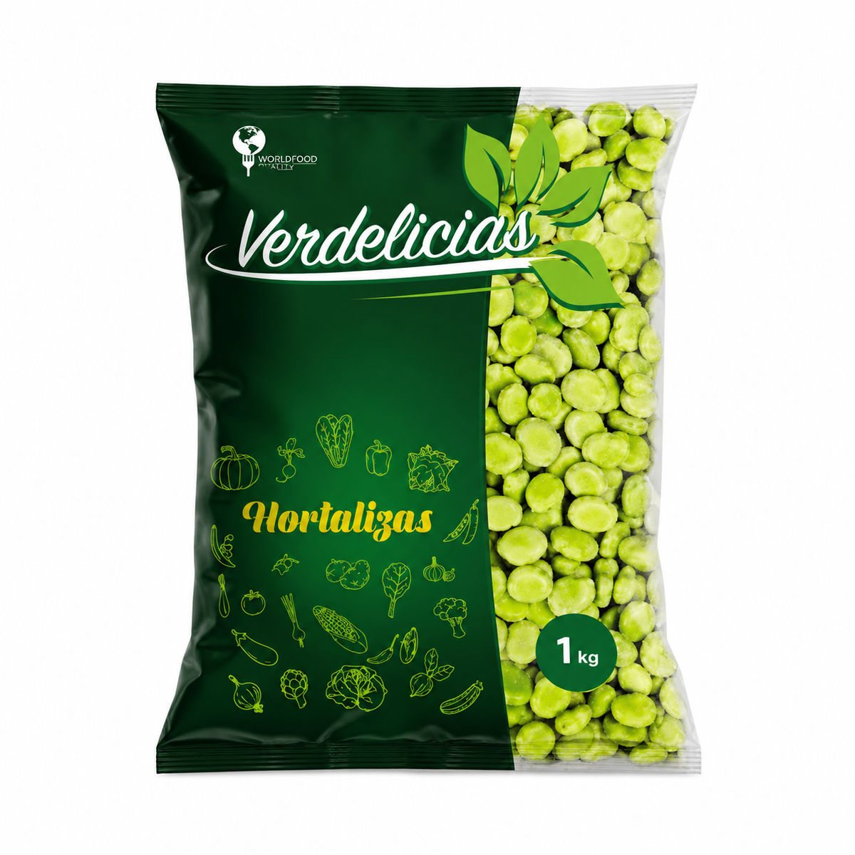 Habas congeladas Verdelicias 1 kg