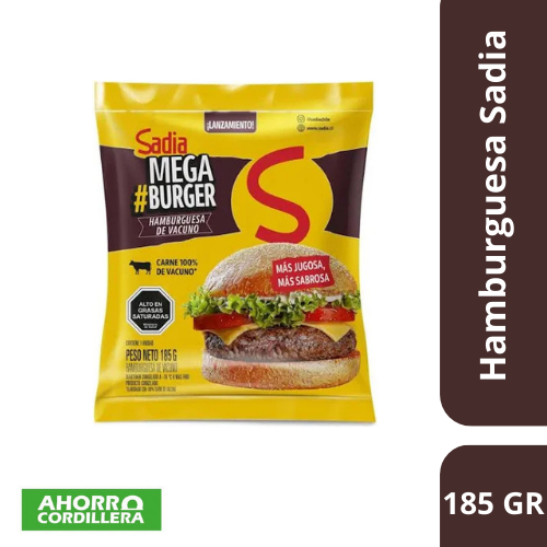 Hamburguesa Sadia 185 gr