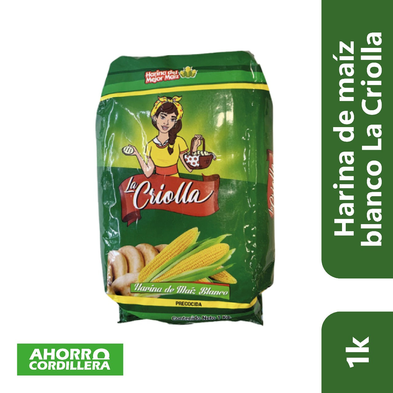 Harina de Maiz La Criolla  1 Kg