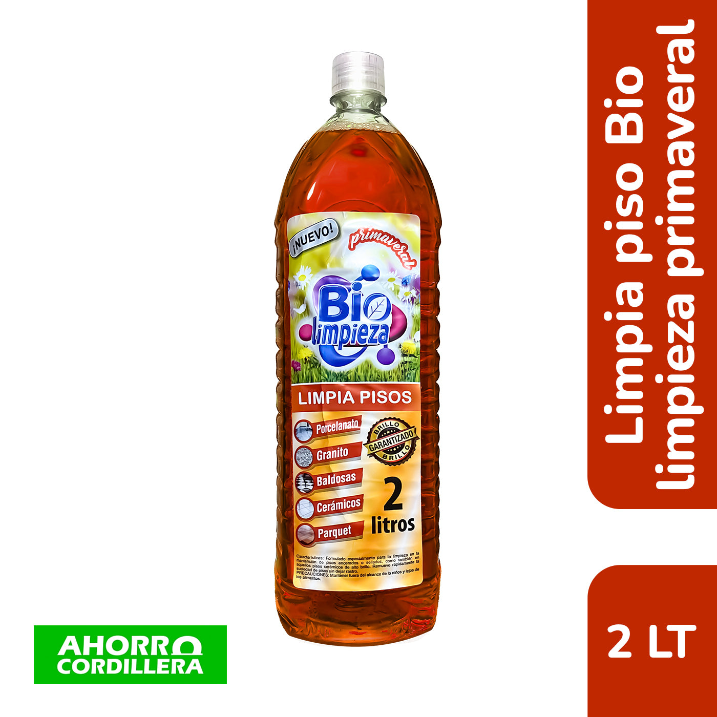 Limpia piso Bio Limpieza aroma primavera 2 lts