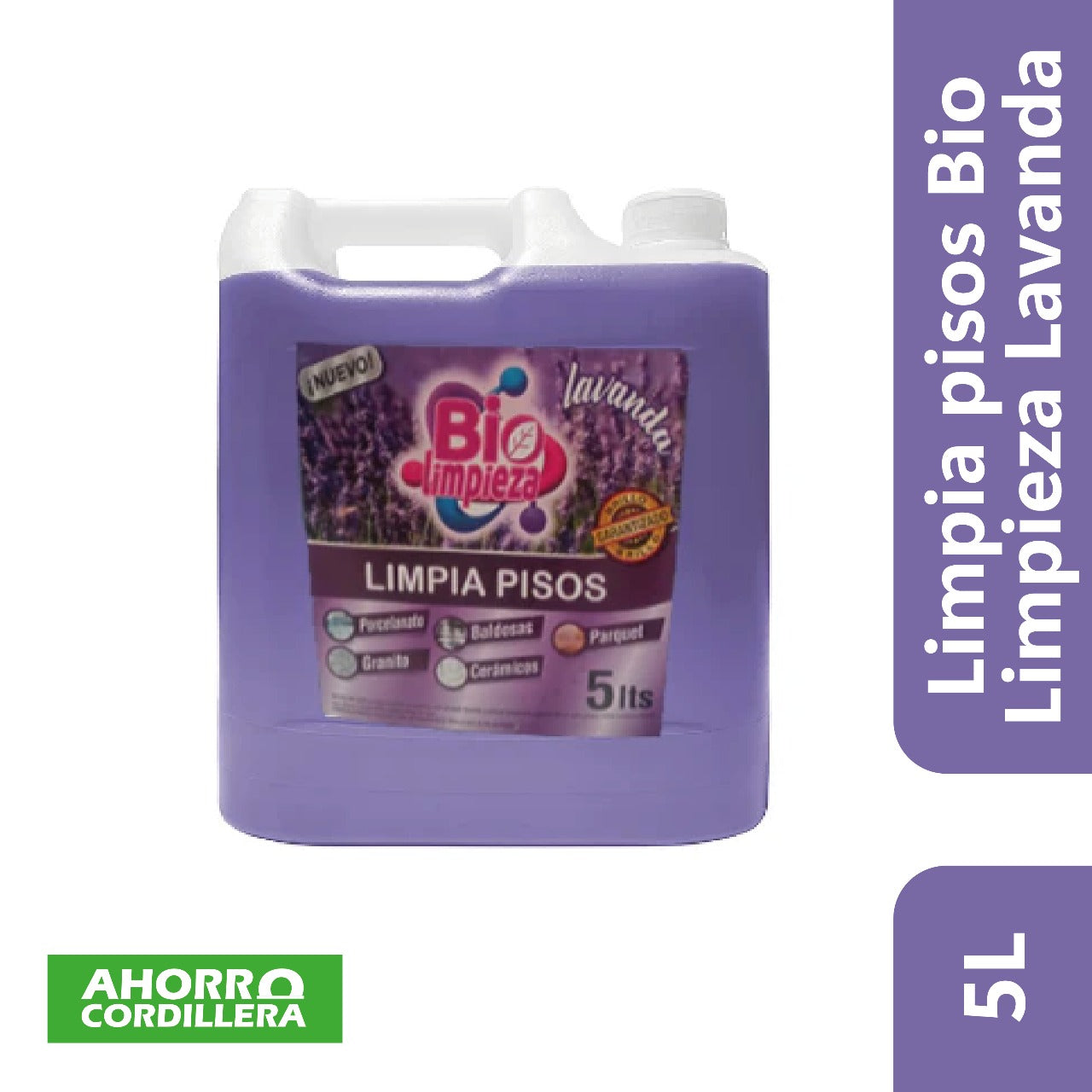 Limpia pisos Bio Limpieza Lavanda 5 Litros