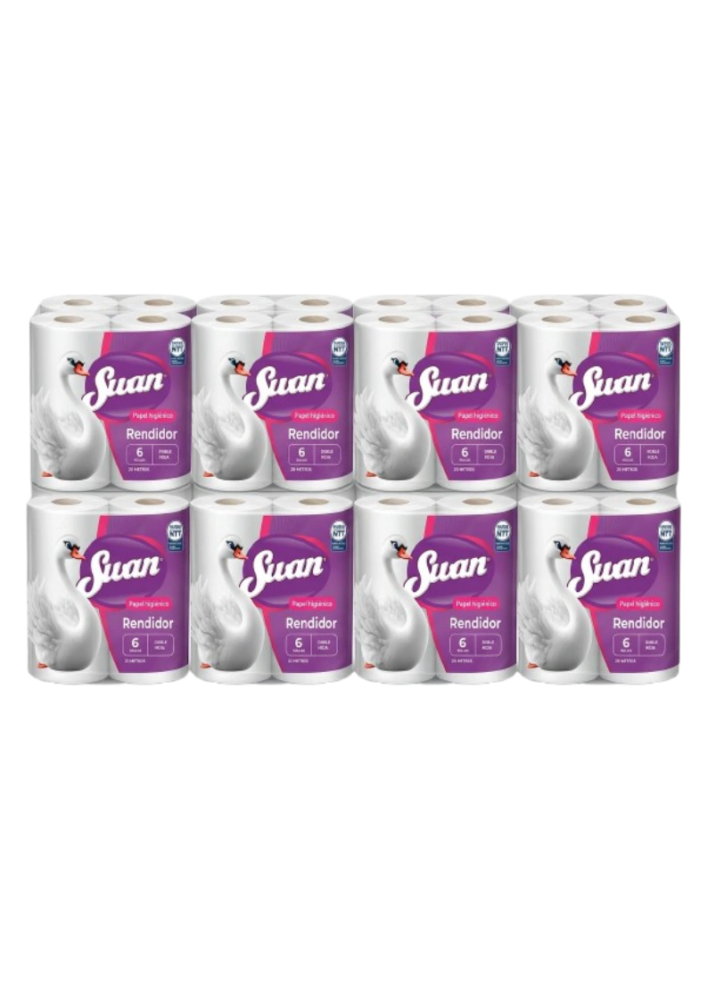 Manga papel higiénico Swan 6 x 20 Metros ( 48Rollos )