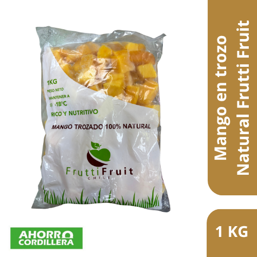 Mango en trozo Congelado Frutti Fruit 1 Kg