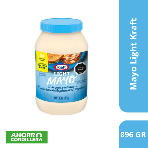 Mayo light Kraft 896 gr