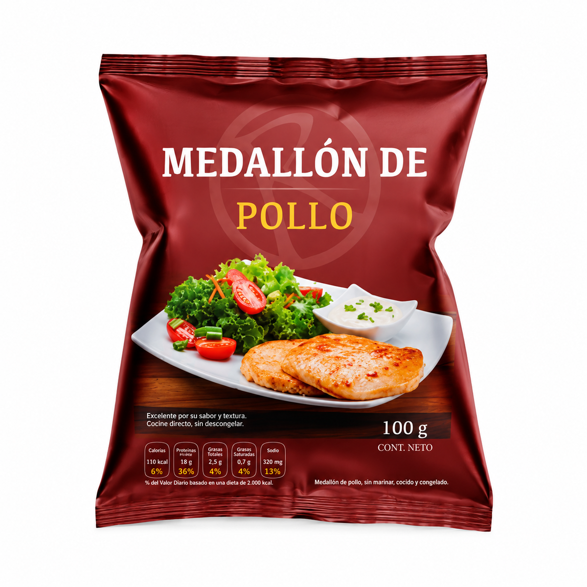 Medallon de pollo Rupanco 100 gr