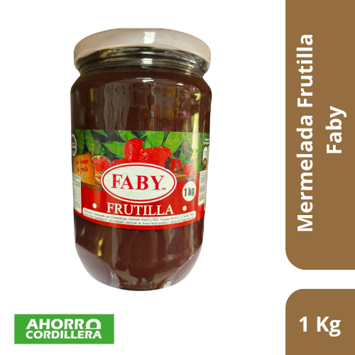 Mermelada Frutilla Faby 1 Kg