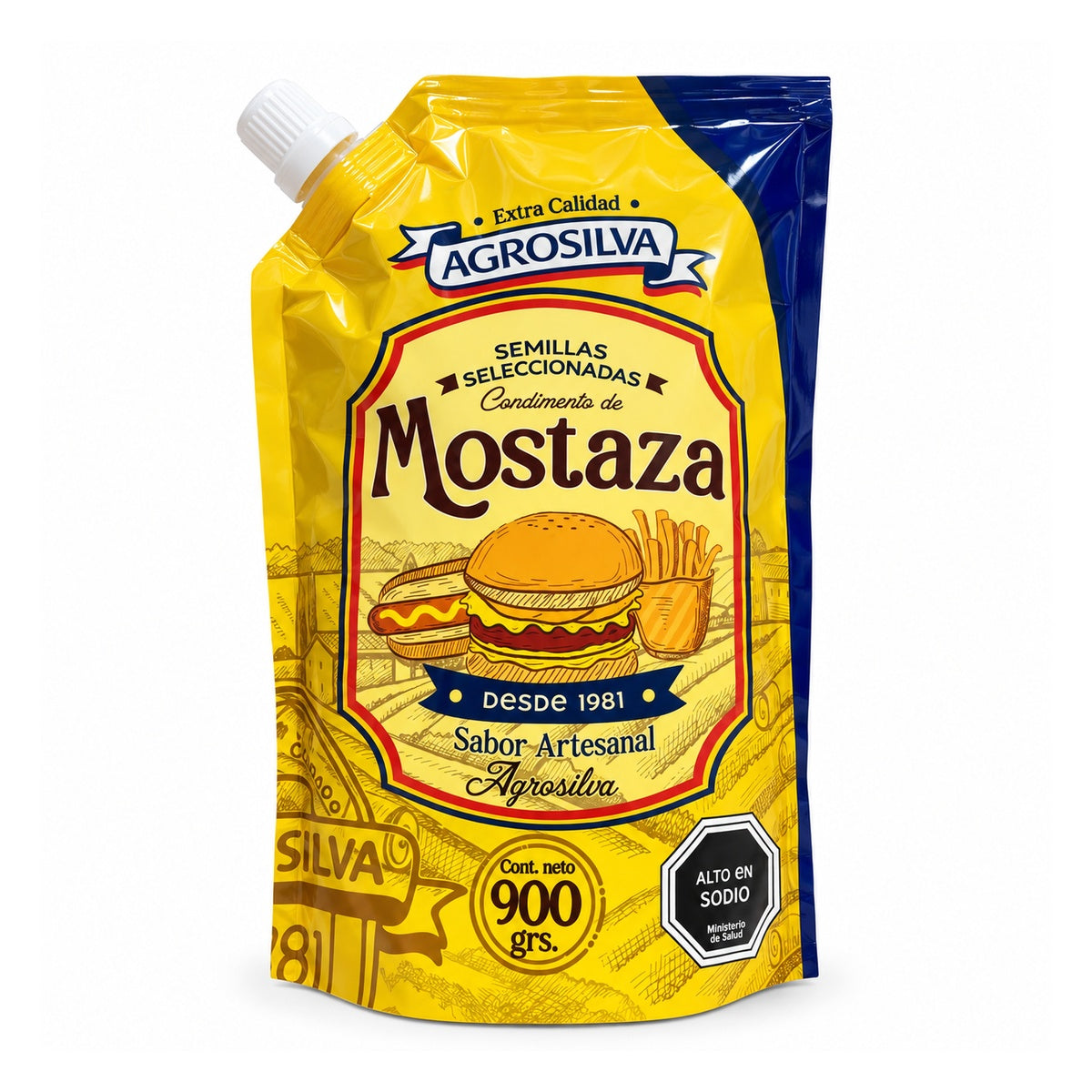 Mostaza Agrosilva Doypack 900 gr