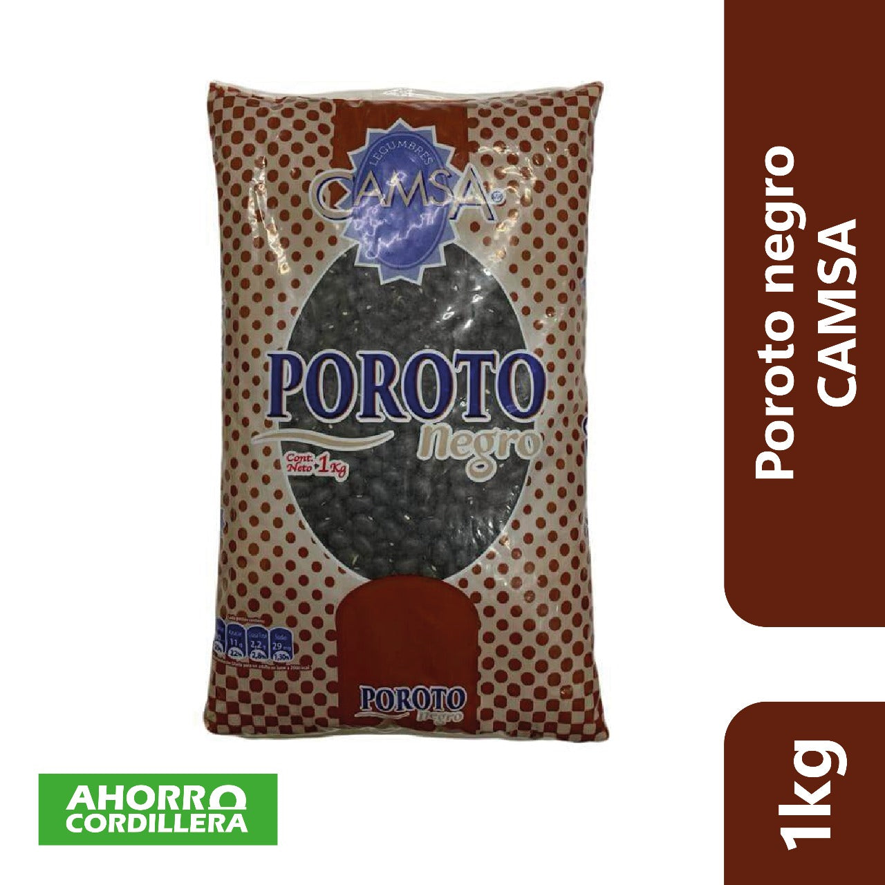 Poroto negro Camsa 1 Kg