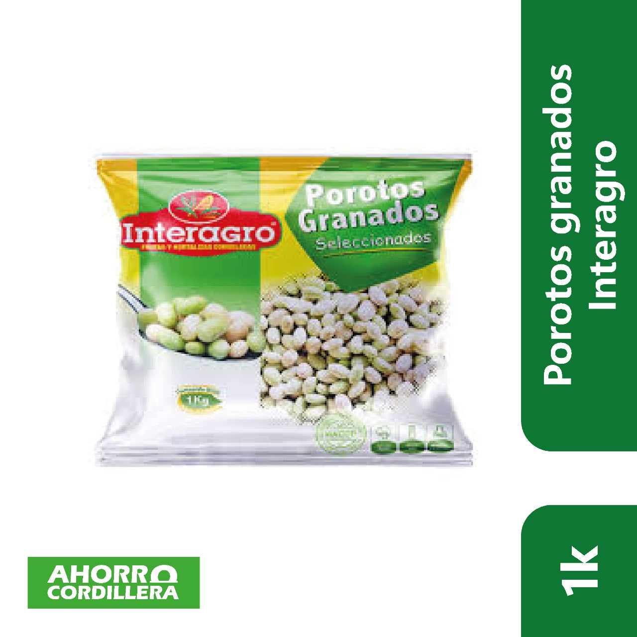 Porotos granados congelados 1 kg