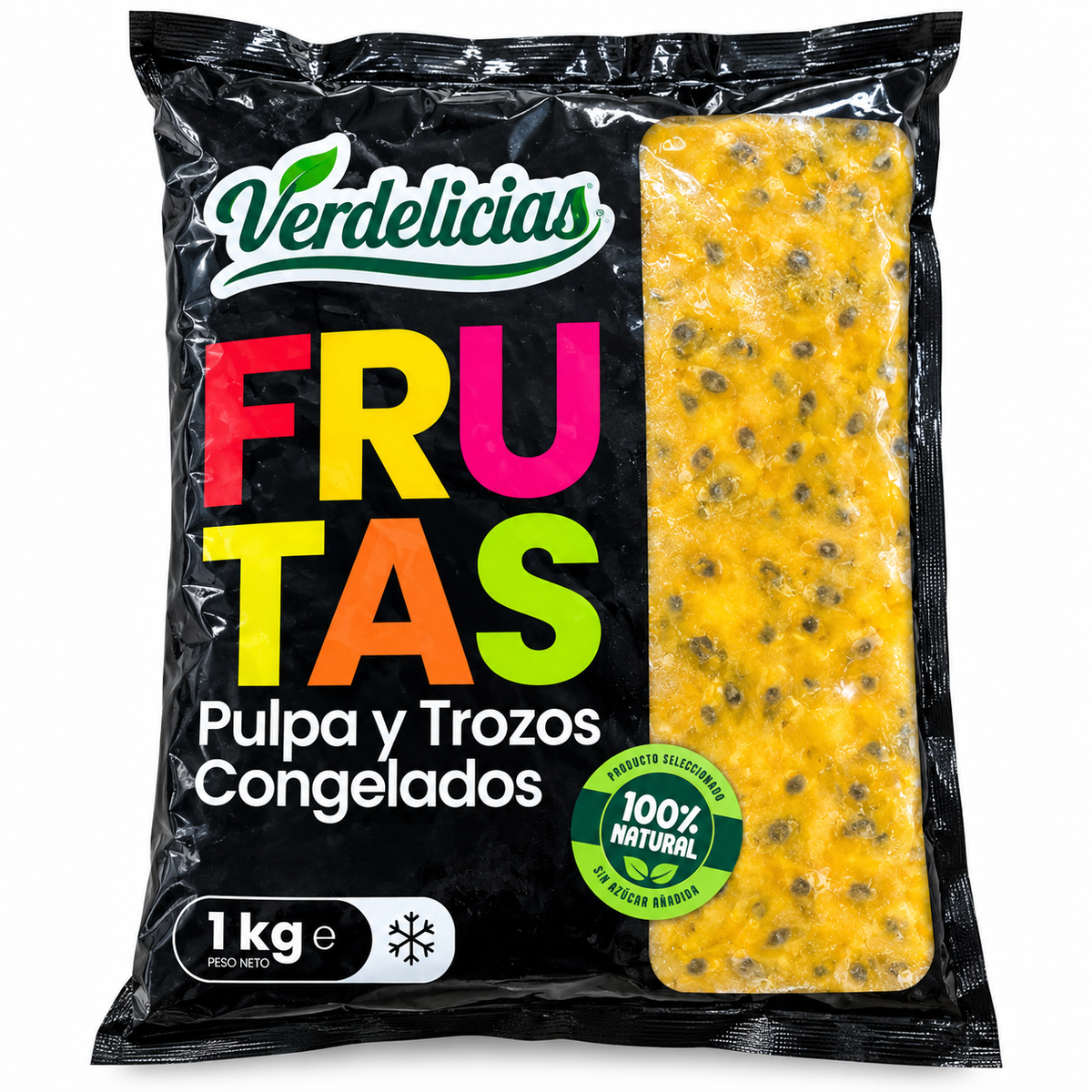 Pulpa Maracuja con pepas Verdelicias 1 kg