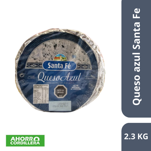 Queso azul Santa Fe 2.3 Kg