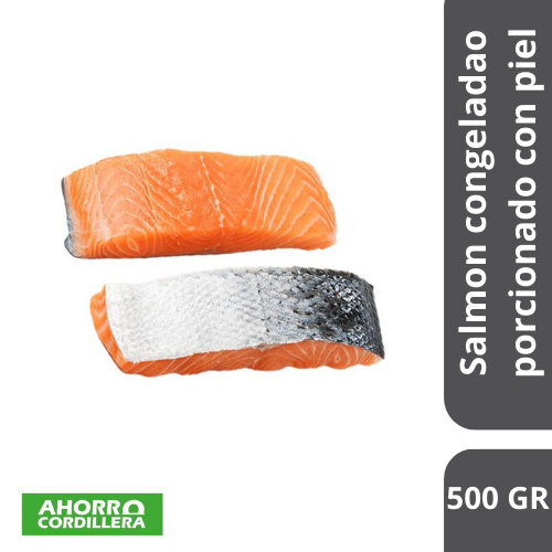 Salmon porción congelado 500 GR
